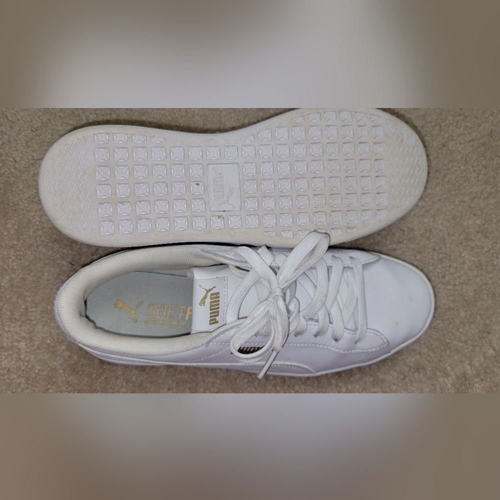 Puma White SoftFoam Sneakers